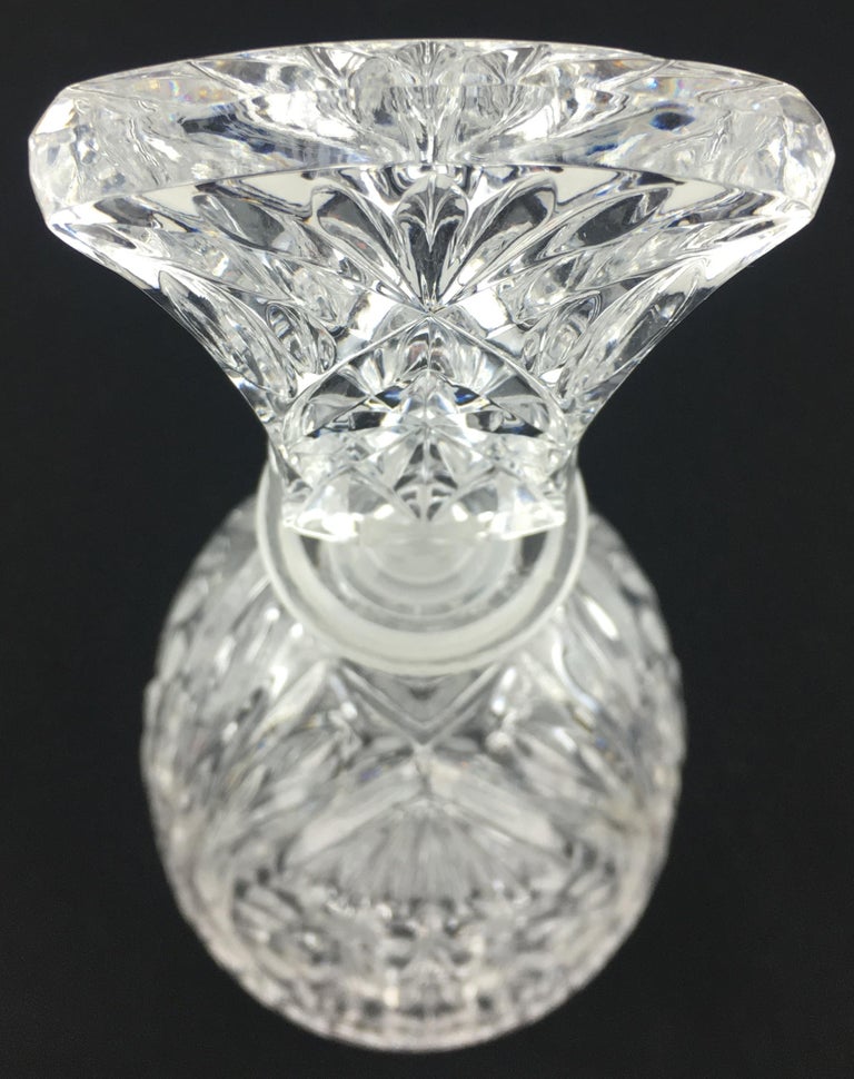 Stunning Baccarat Crystal Decanter with 6 Shot Glasses, Set, circa 1920