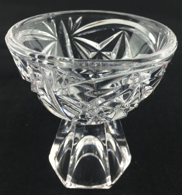 Stunning Baccarat Crystal Decanter with 6 Shot Glasses, Set, circa 1920