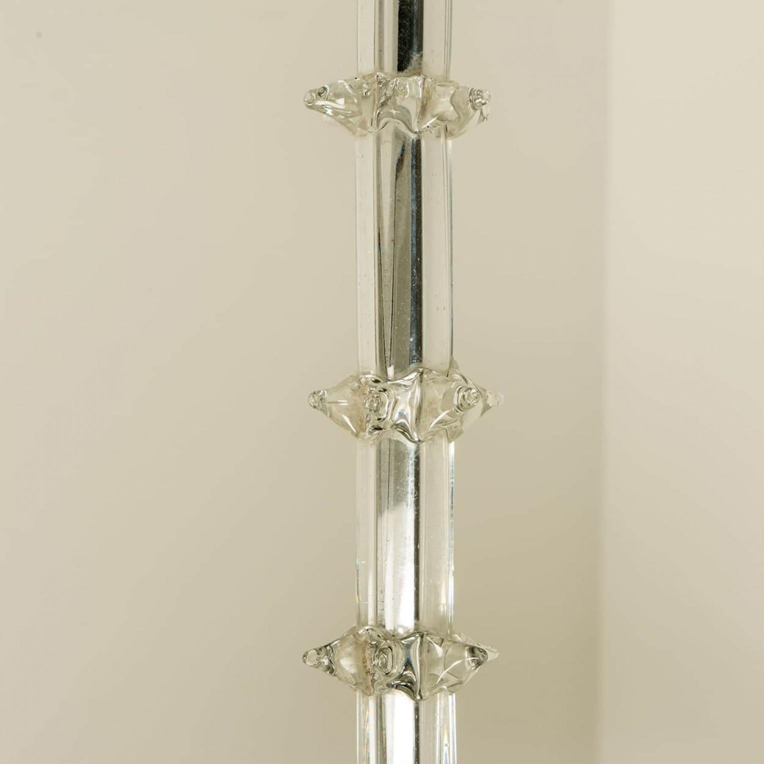 Stupendo lampadario in vetro Barovier&Toso a 6 bracci, Italia 1990 in vendita 3