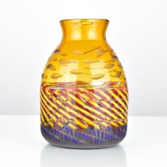 Stunning Battuto Vase by Studio Salvatore Murano Italy