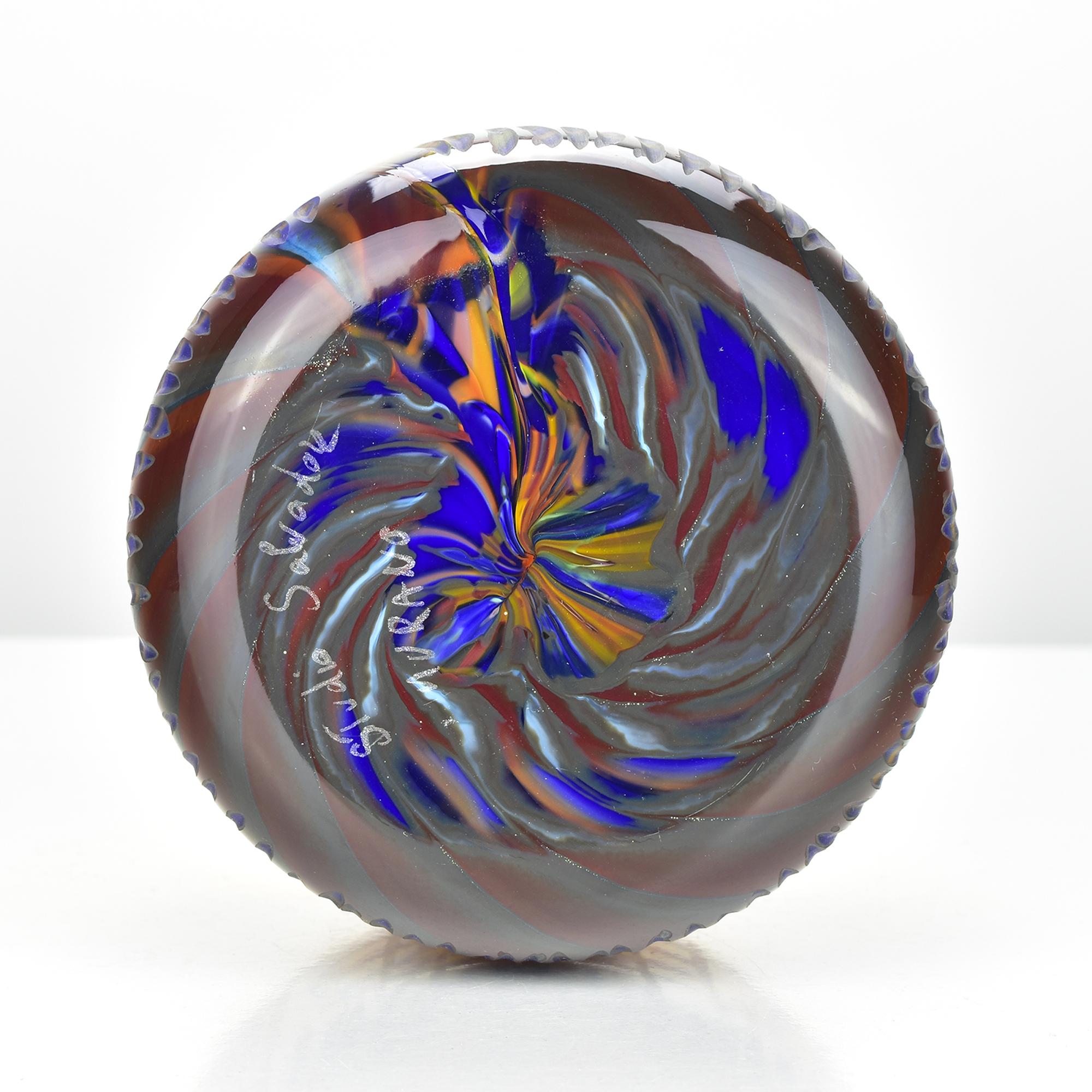 XXI secolo e contemporaneo Stupefacente vaso Battuto dello Studio Salvatore Murano Italia in vendita