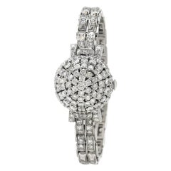 Stunning Beautiful Platinum with Diamonds Watch