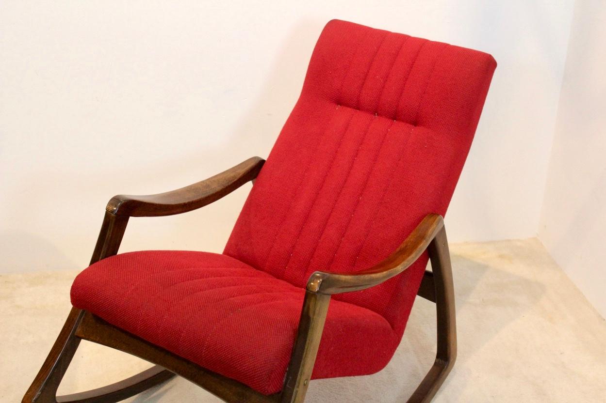 Stunning Beechwood Rocking Chair by TON 2