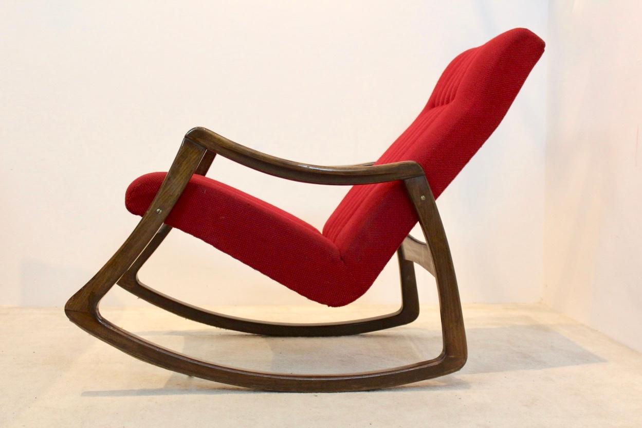 Stunning Beechwood Rocking Chair by TON 3