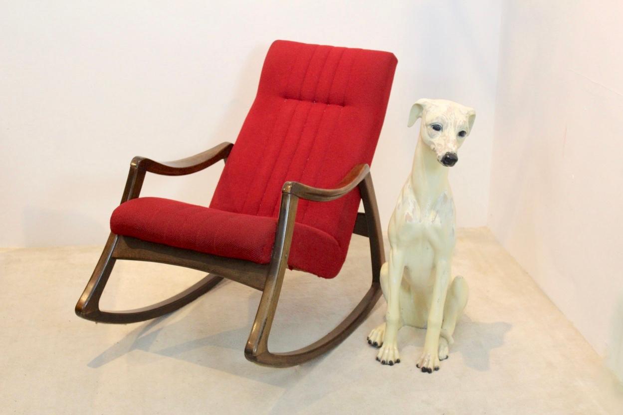 20th Century Stunning Beechwood Rocking Chair by TON