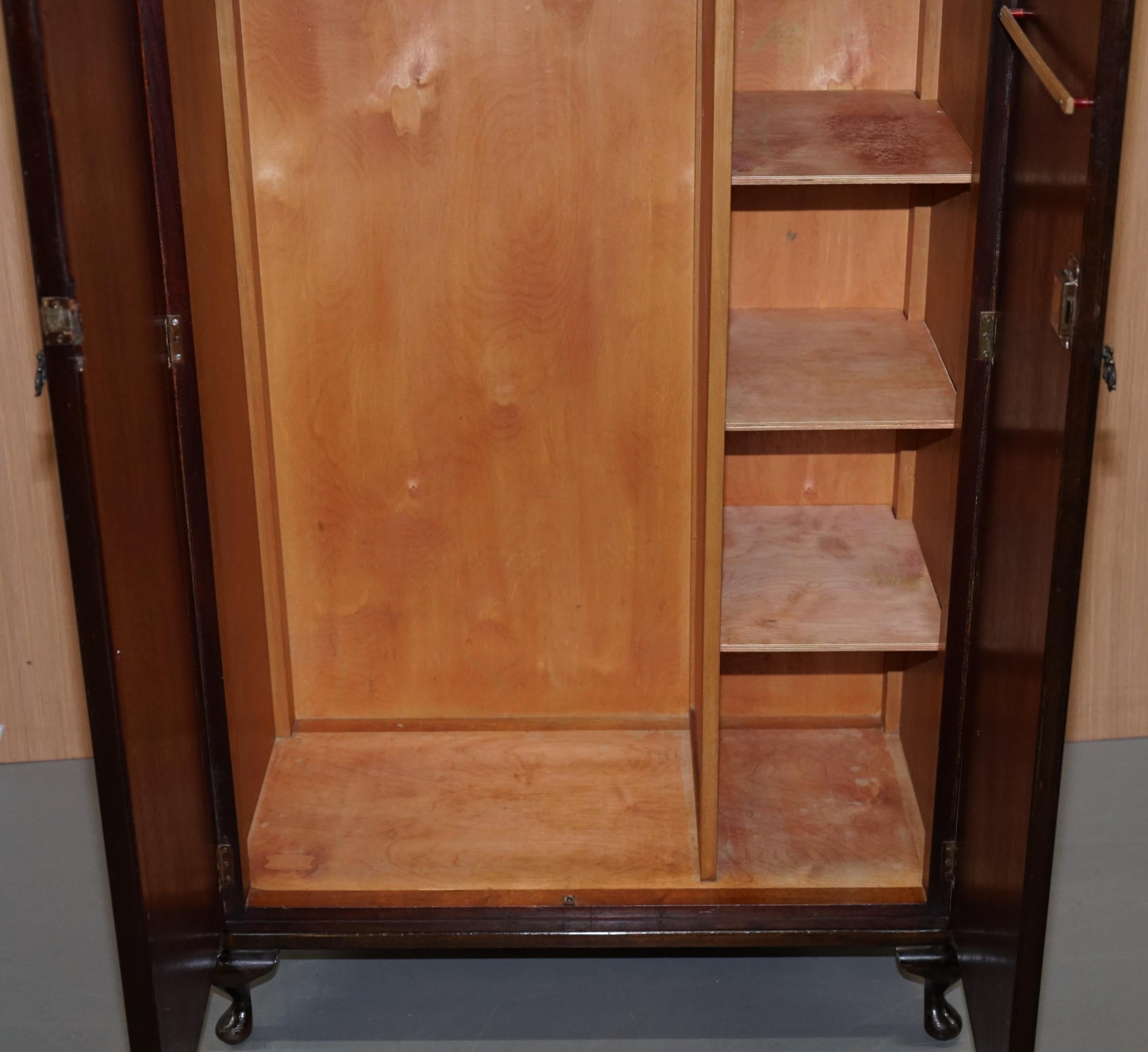 Stunning Beithcraft Scotland Flamed Mahogany Small Wardrobe Part of Large Suite 1