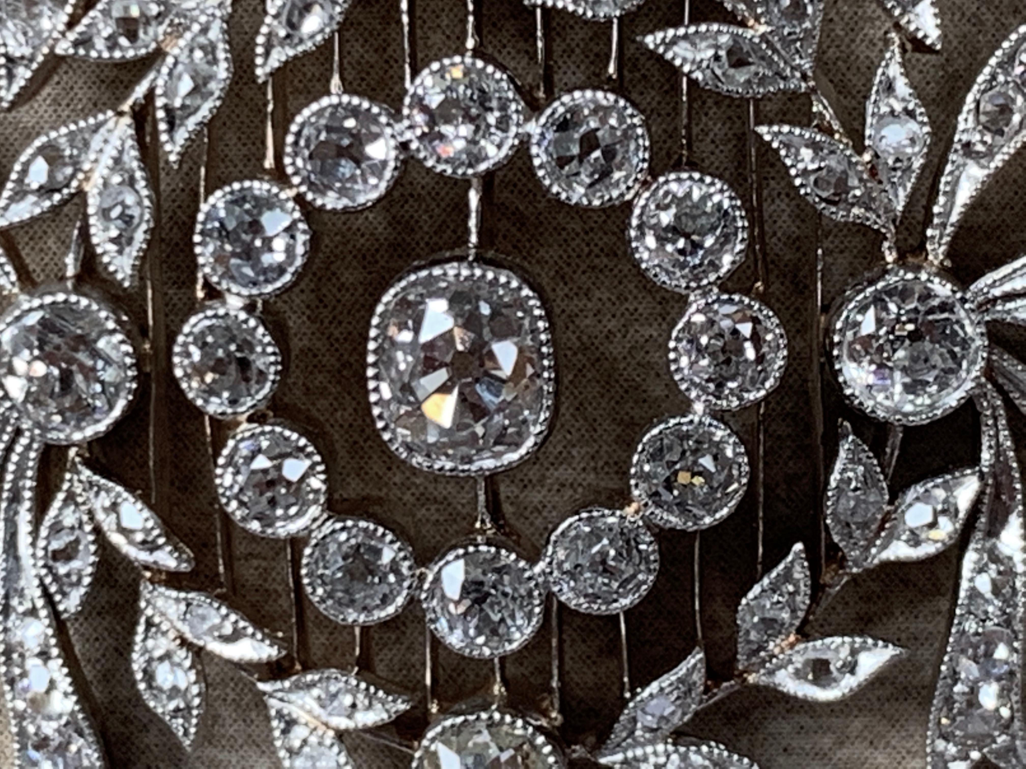 Women's Stunning Belle Epoque Diamond Pendant For Sale