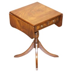 Stunning Bevan Funnell Extending Hardwood Side End Lamp Wine Card Table