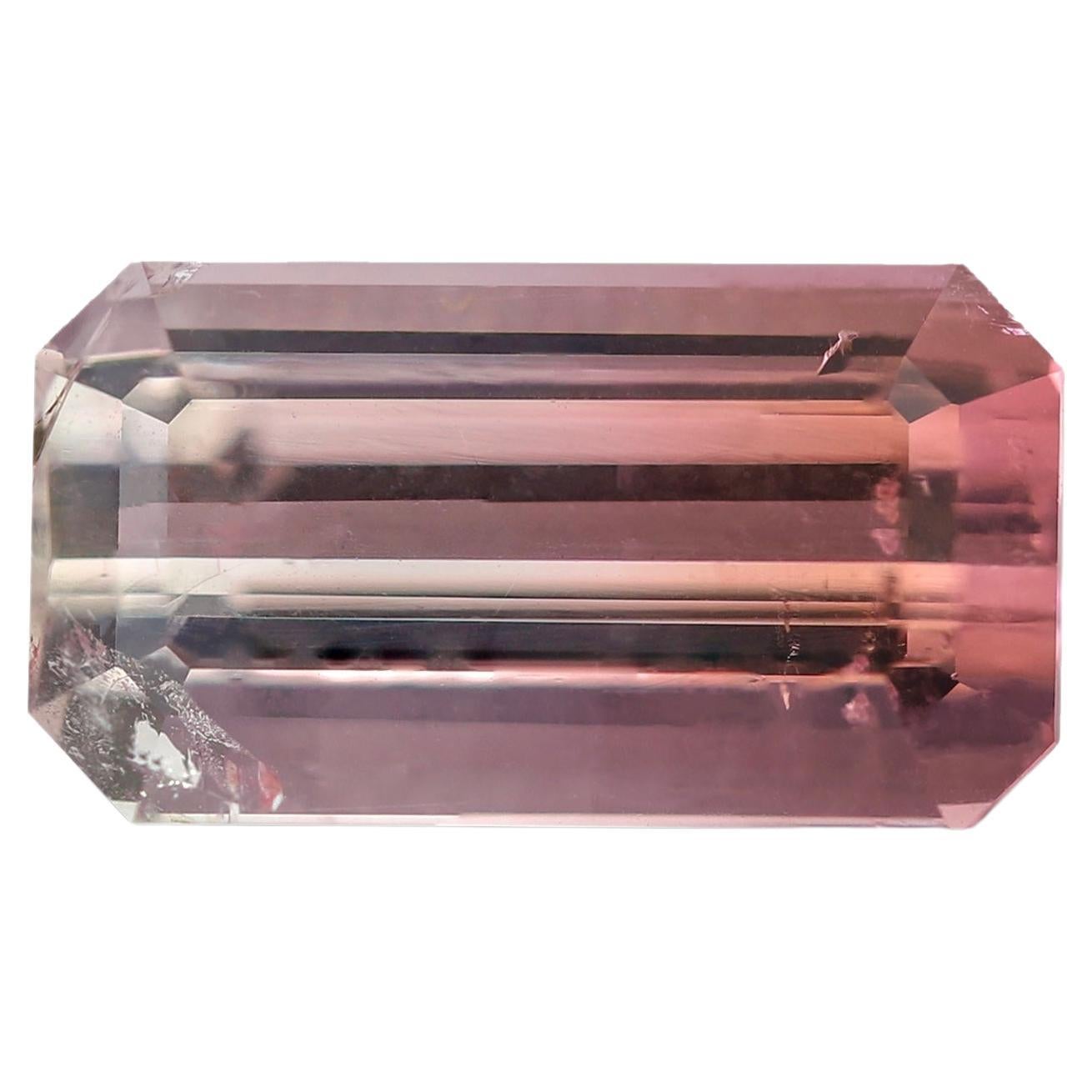 Stunning Bicolor Loose Tourmaline 3.75 Carats Tourmaline Gemstone for Rings For Sale