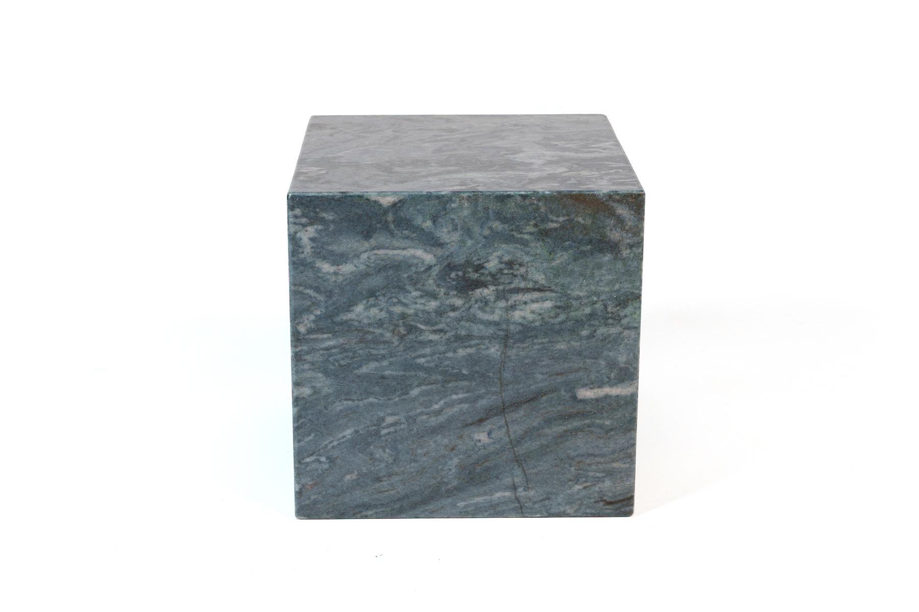 Three stunning blue granite side or occasional tables. These were custom ordered and priced individually.