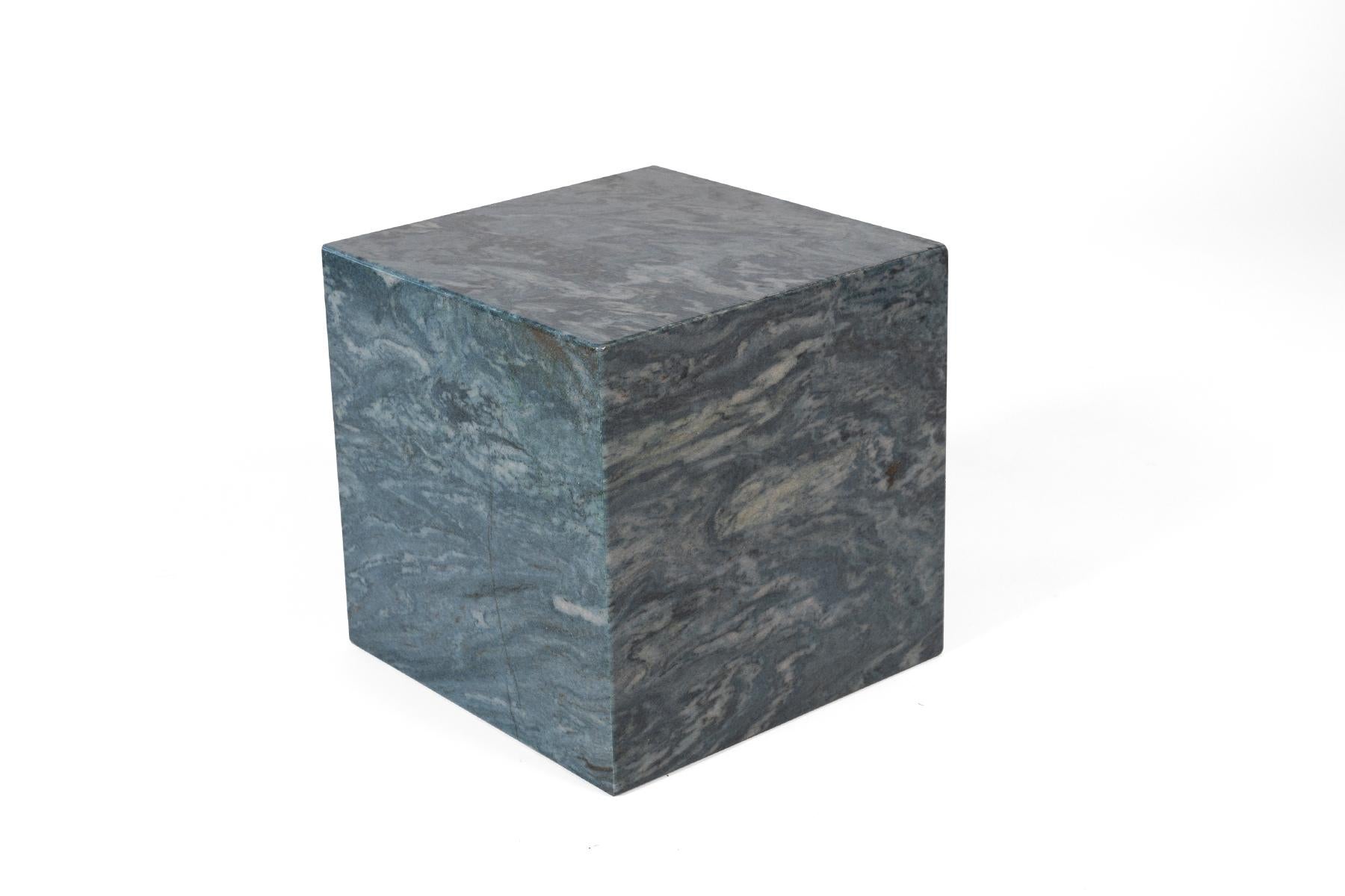 Mid-Century Modern Decorative Cubes in Solid Granite, 1980's For Sale