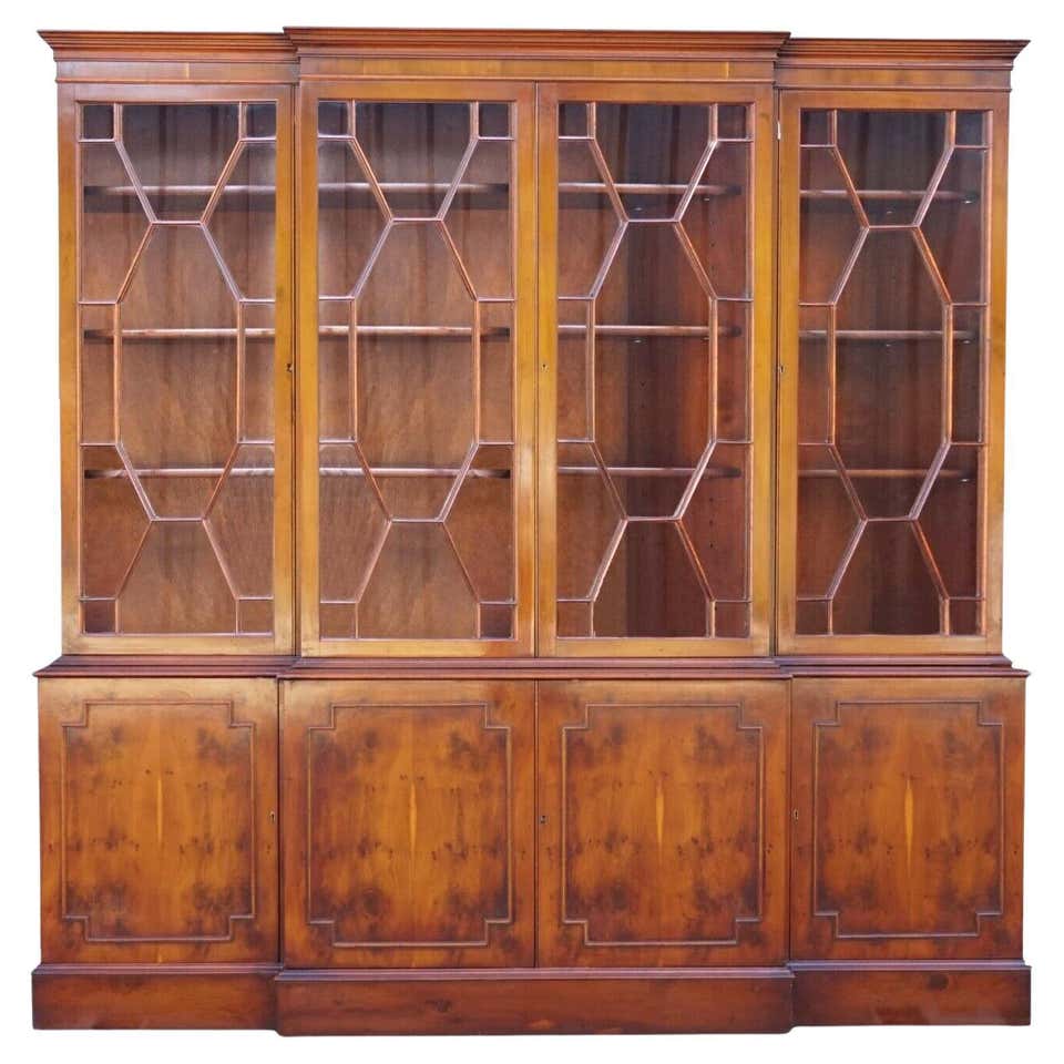 British Colonial Bookcase with Six Shelves at 1stDibs