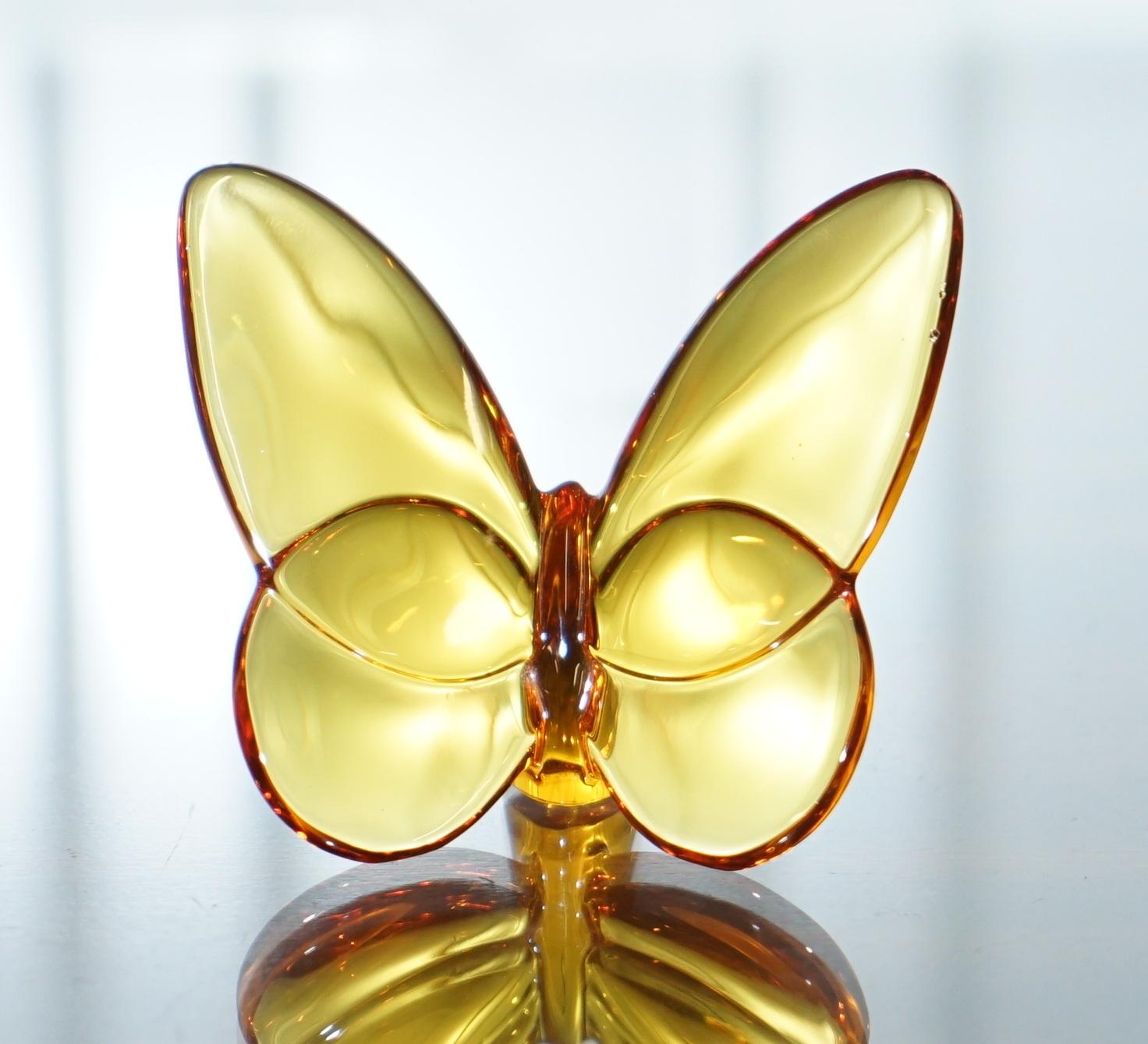 baccarat yellow butterfly