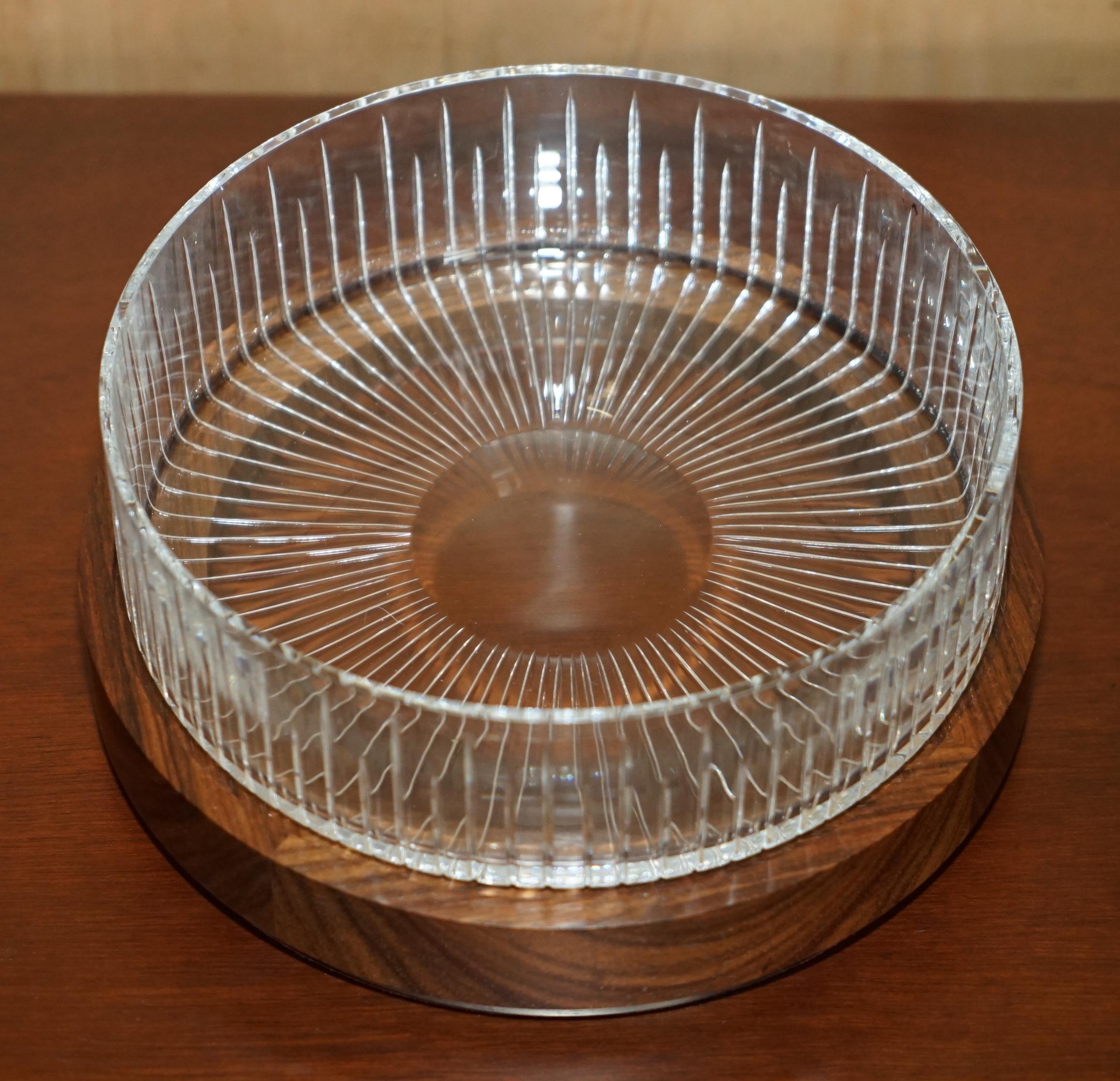 STUNNING BRAND NEW IN THE BOX ViSCOUNT DAVID LINLEY CUT GLASS CRYSTAL CAVIAR SET im Angebot 6