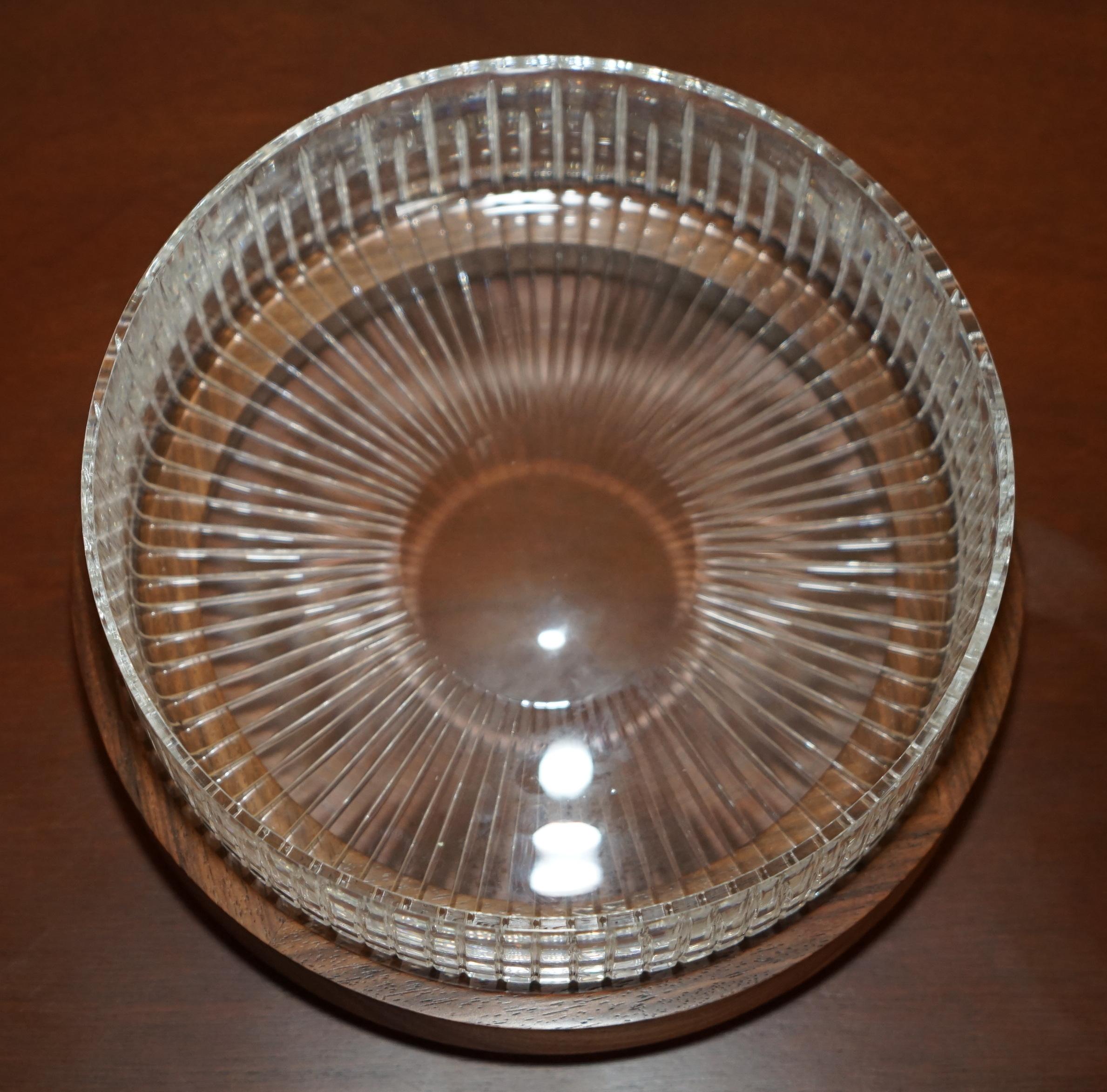 STUNNING BRAND NEW IN THE BOX ViSCOUNT DAVID LINLEY CUT GLASS CRYSTAL CAVIAR SET im Angebot 7