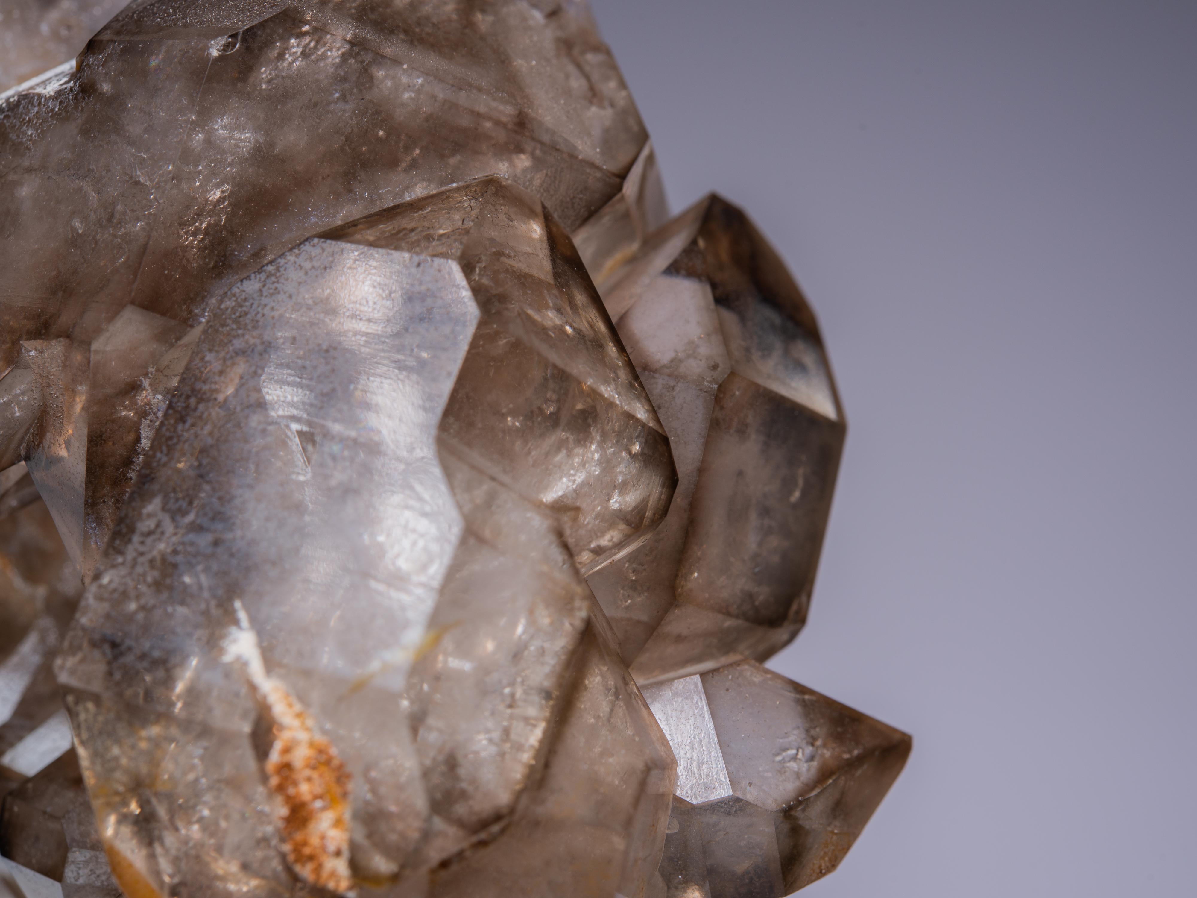 Superbe quartz brésilien d'élite fumé en vente 12
