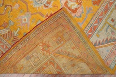 Stunning Mango Antique Turkish Oushak Rug