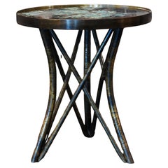 Atemberaubender "Shang Ti" Beistelltisch aus Bronze von Philip and Kelvin LaVerne
