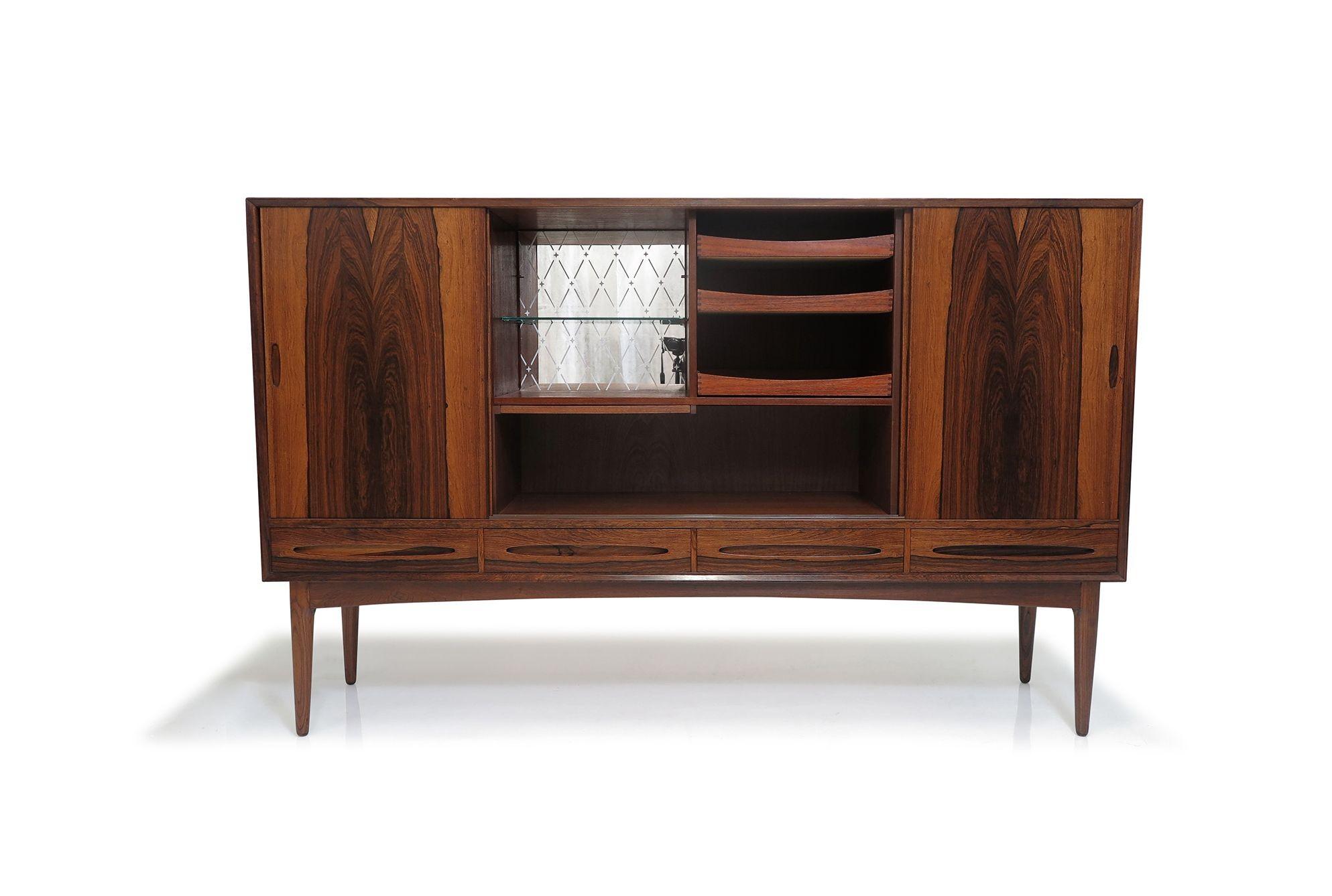 Scandinavian Modern Stunning Bruno Hansen Mid-century Danish Rosewood Sideboard For Sale