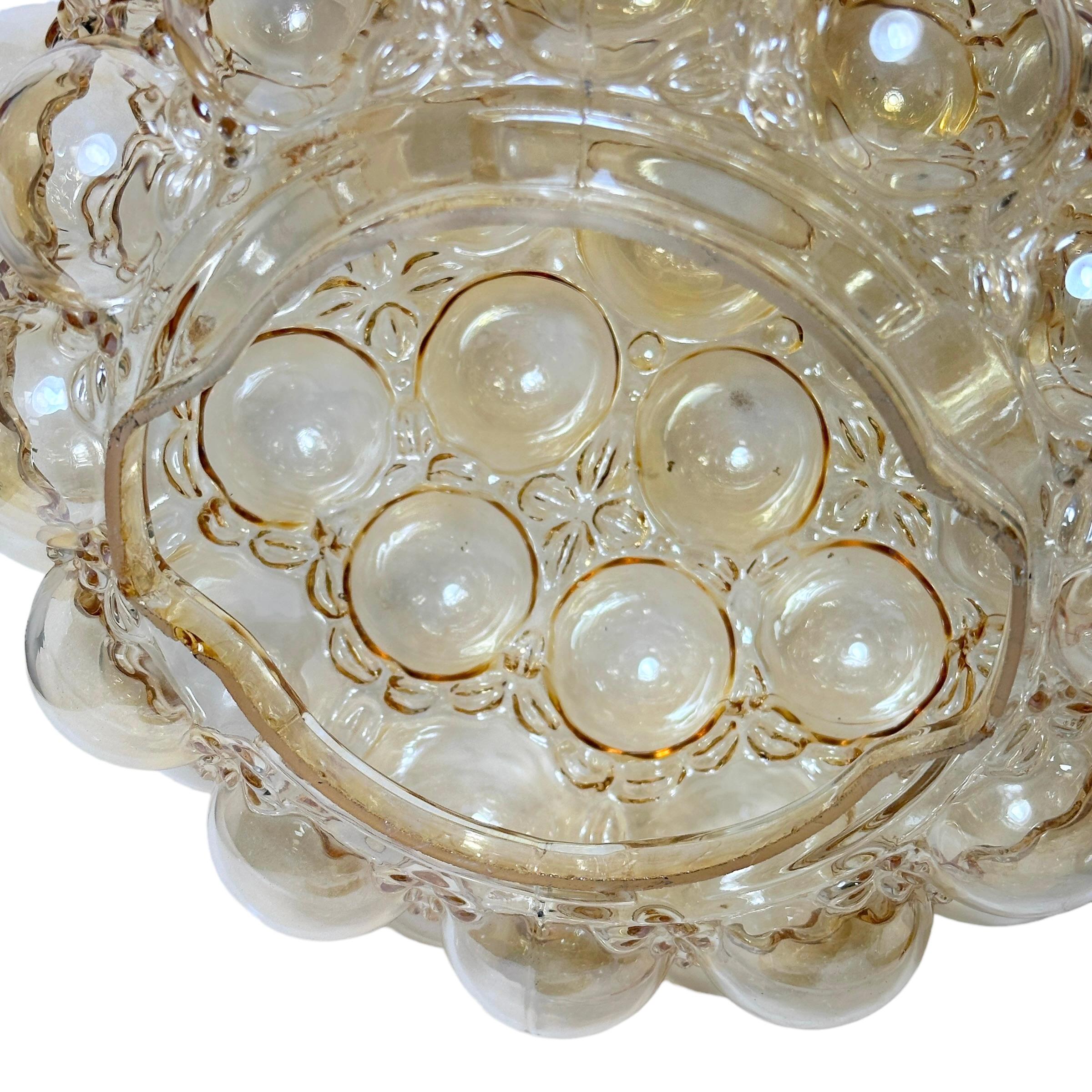 Stunning Bubble Glass Flush Mount by Helena Tynell for Limburg, Germany, 1960s For Sale 3