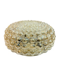 Stunning Bubble Glass Flush Mount Helena Tynell Style Limburg, Germany, 1970s
