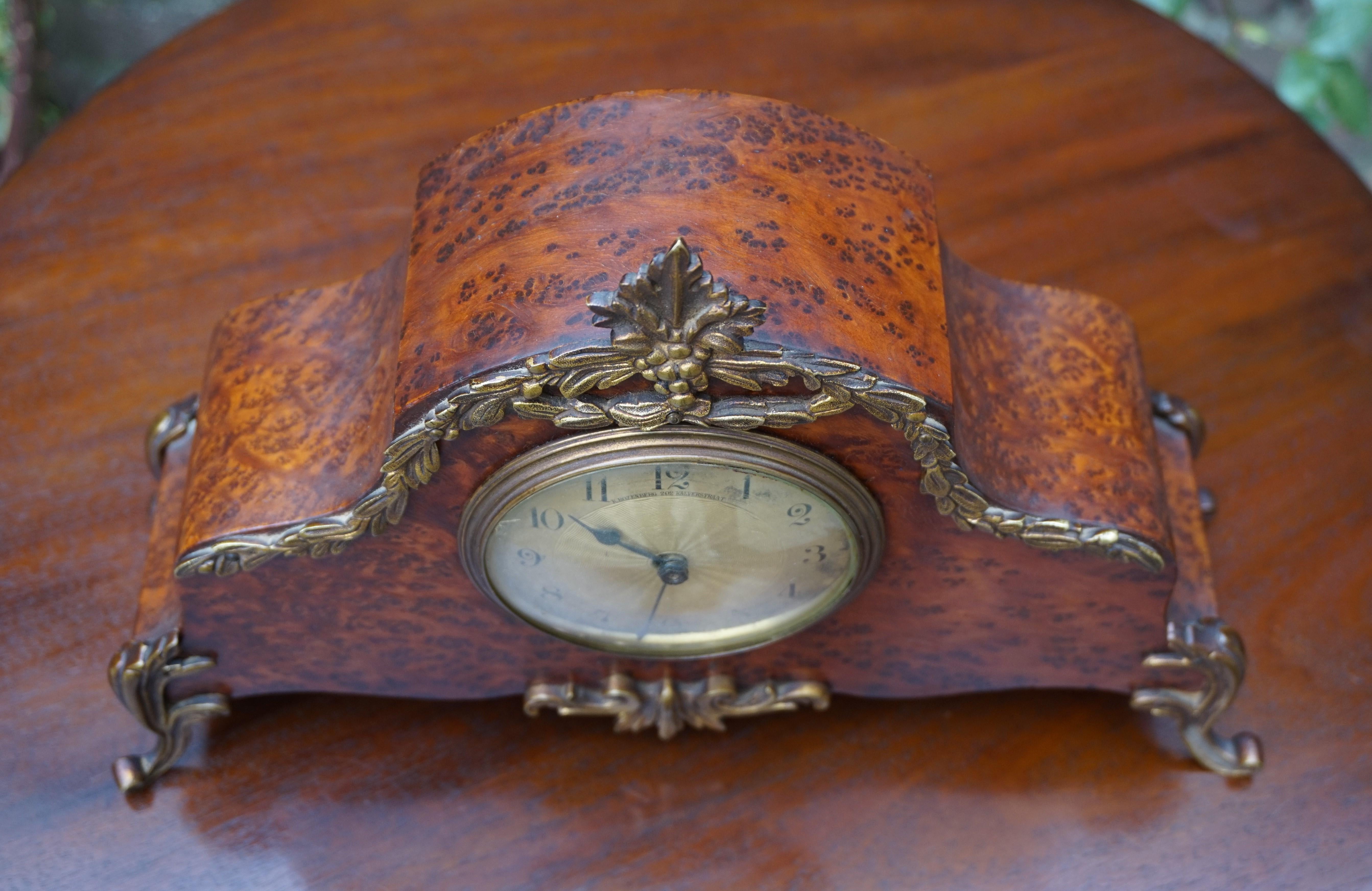 burl clock