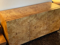 Stunning Burl Wood Credenza by Arthur Umanoff for Dillingham, Circa 1970s