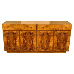 Stunning Burl Wood Credenza Dresser by Roland Carter for Lane, 1970s