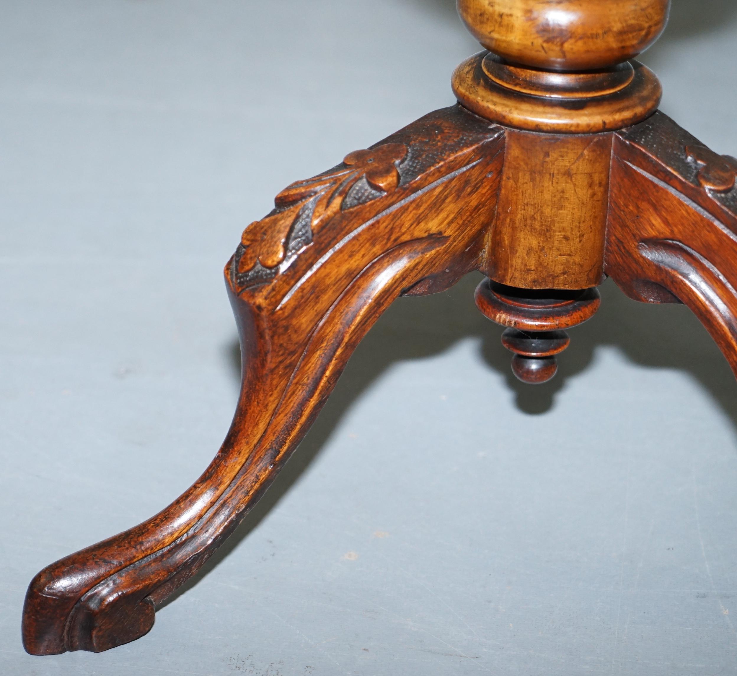Stunning Burr Walnut Victorian Sewing or Work Box Great as Side Lamp End Table 4