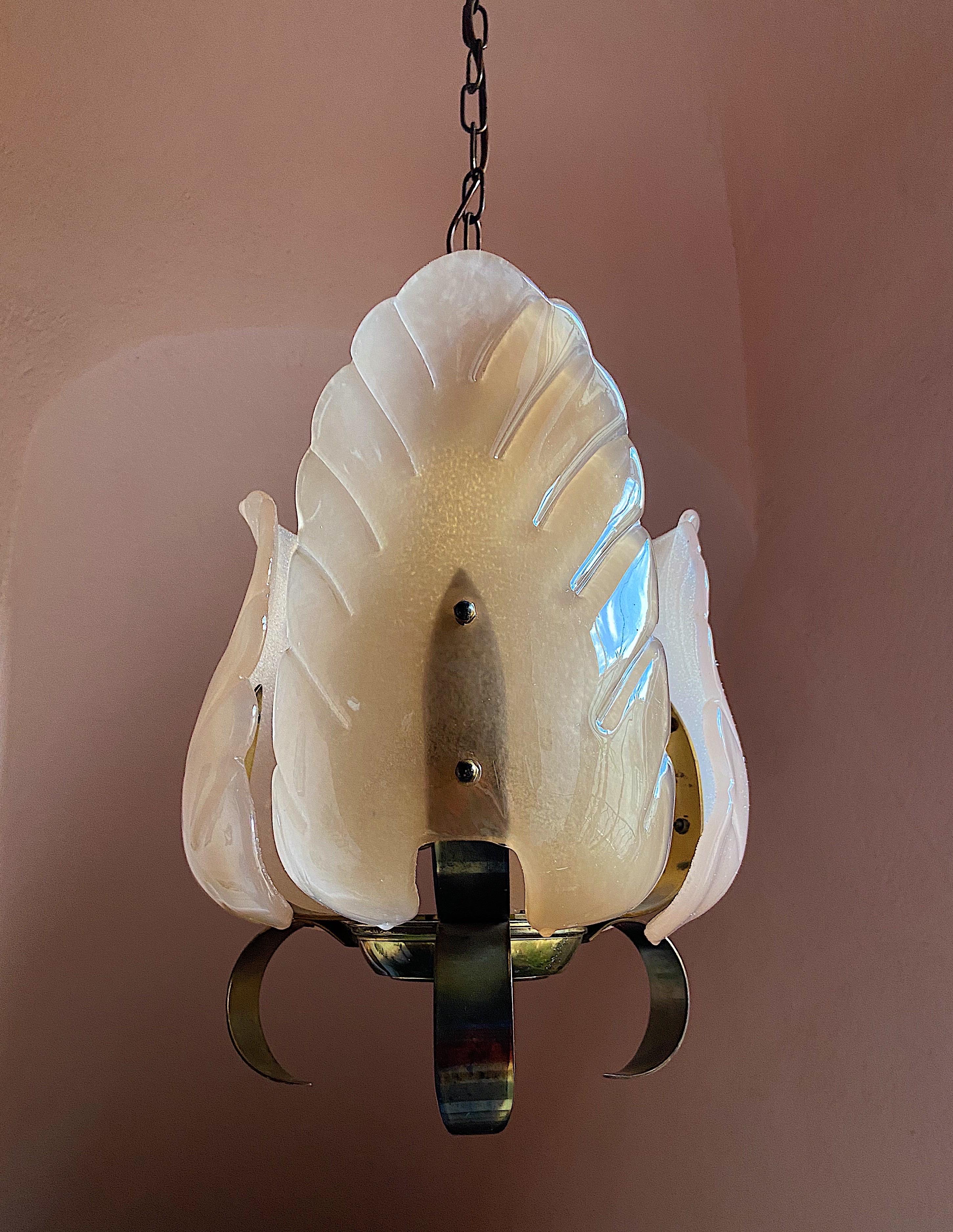 Stunning Carl Fagerlund Chandelier in Murano Glass, 1970s In Good Condition For Sale In Palermo, PA
