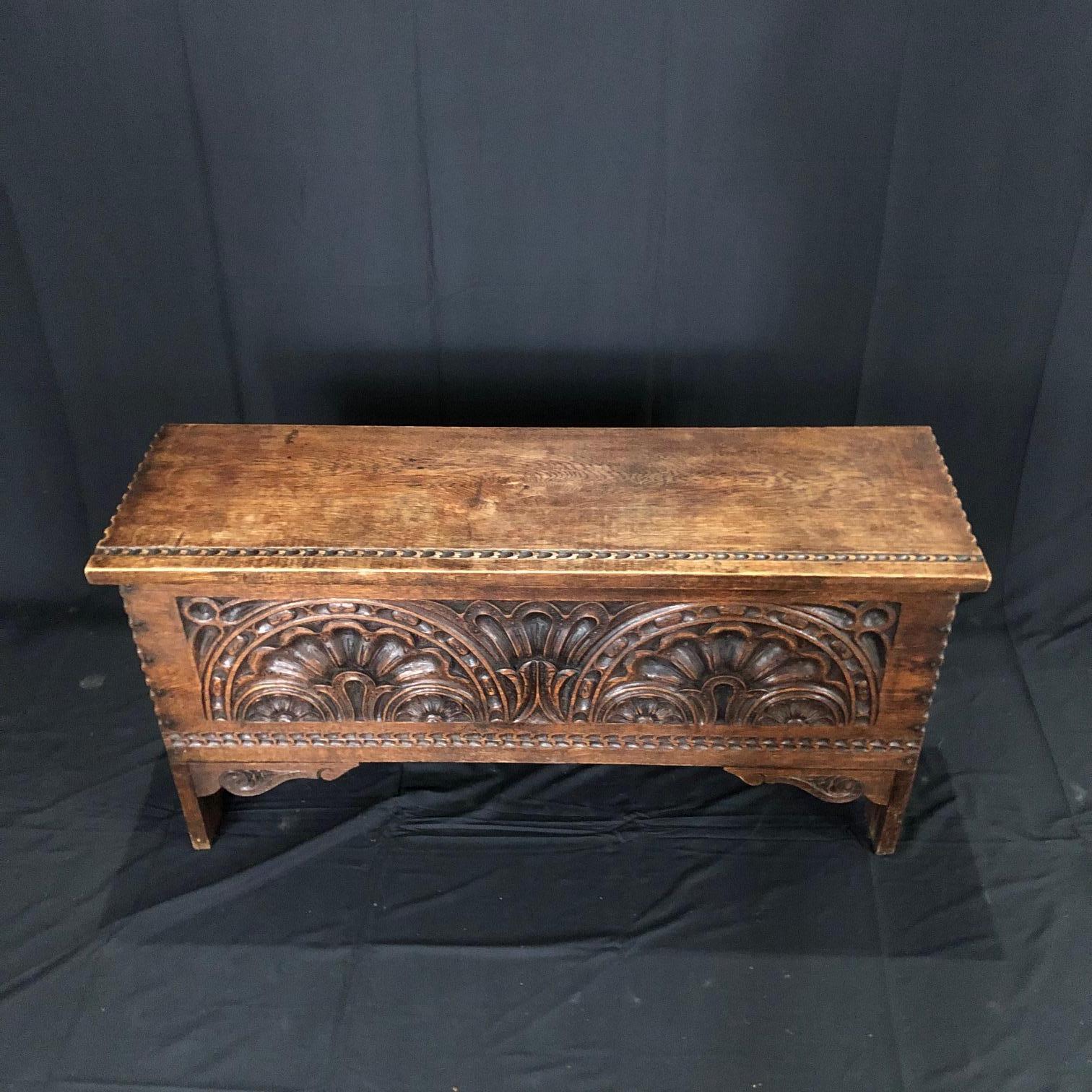 Stunning Carved French Coffer, Chest or Trunk '3' In Good Condition In Hopewell, NJ