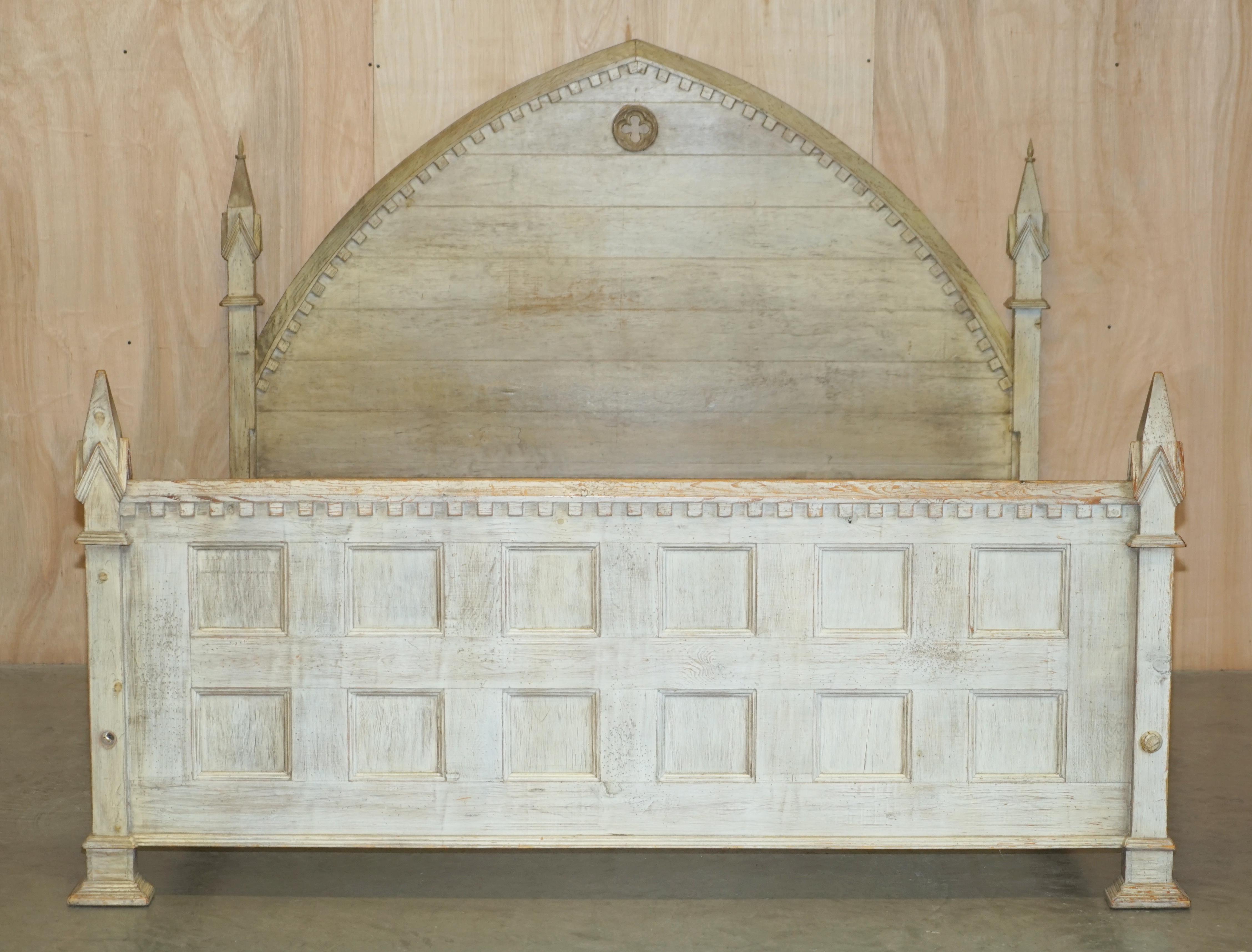 Royal House Antiques

Royal House Antiques is delighted to offer for sale this lovely Gothic Revival Limed Oak Super King size bed frame

Please note the delivery fee listed is just a guide, it covers within the M25 only for the UK and local Europe