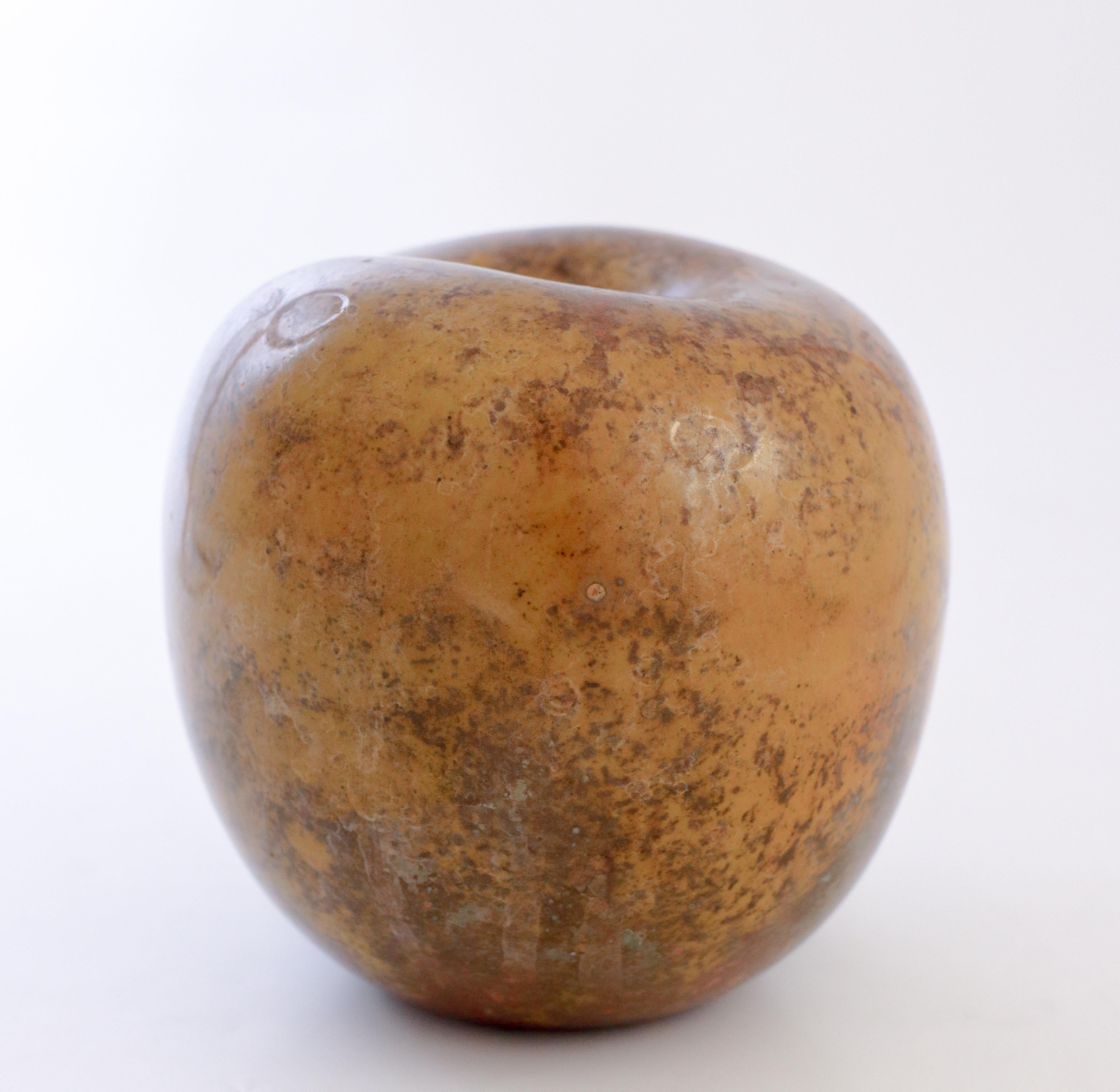 20th Century Stunning Ceramic Apple - Hans Hedberg, Biot