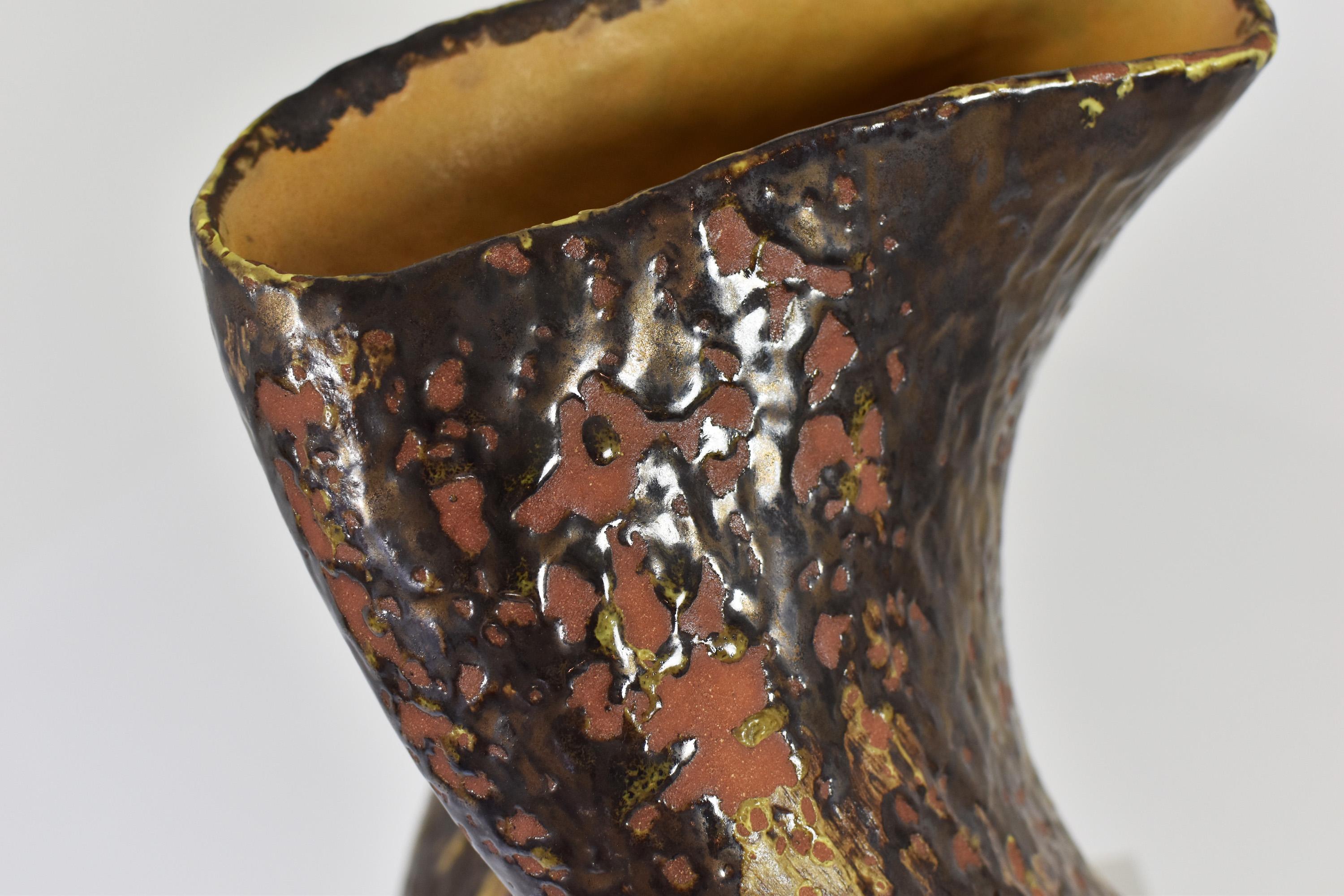 Stunning Ceramic Vase by Ole Victor, Denmark, 2005 For Sale 1