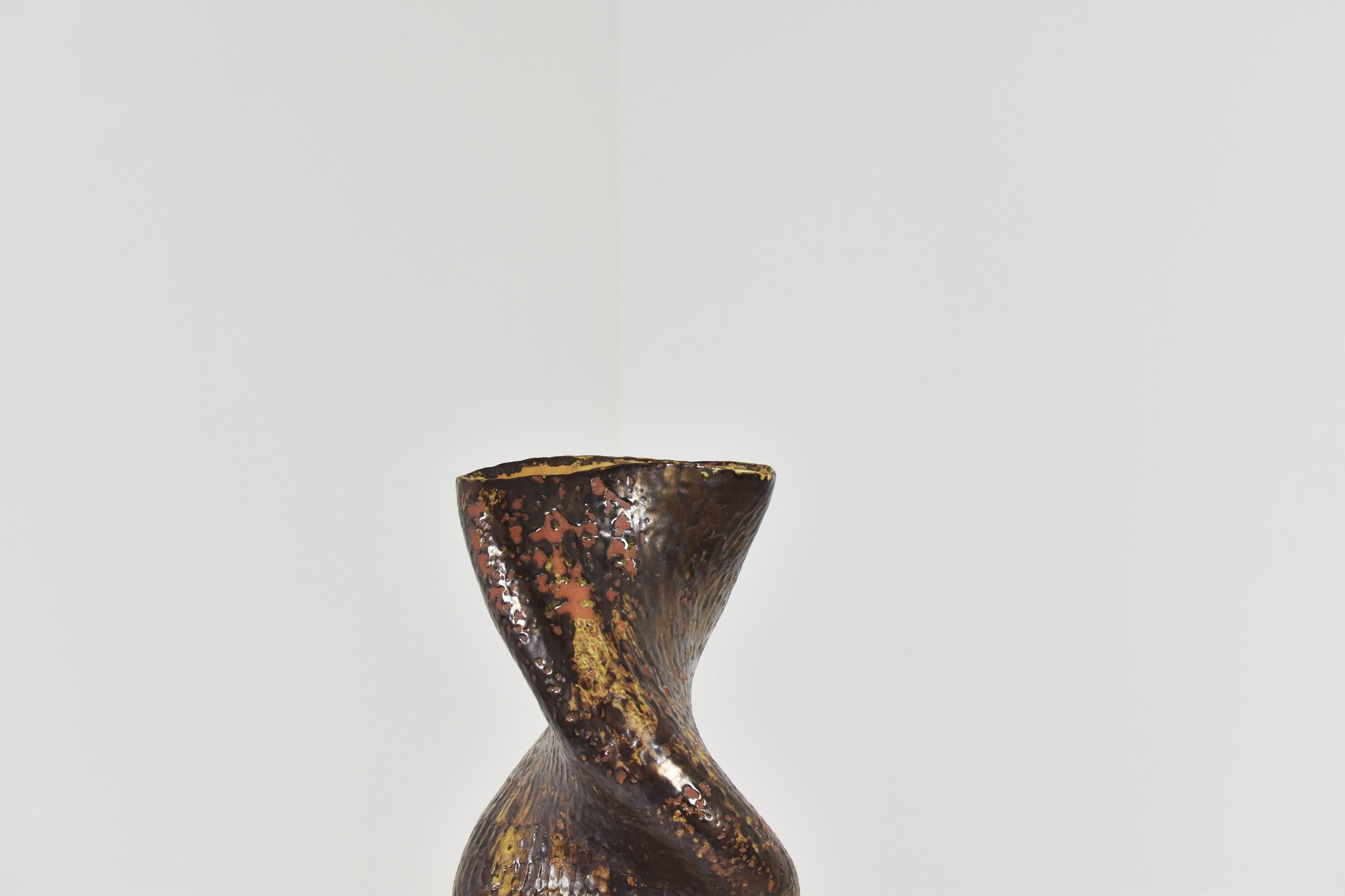 Stunning Ceramic Vase by Ole Victor, Denmark, 2005 For Sale 3