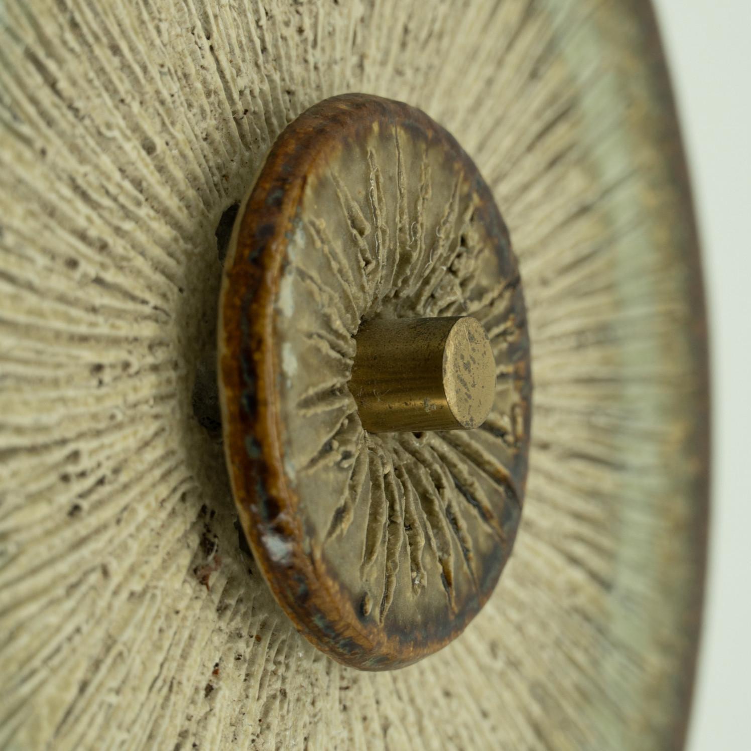 Danish Stunning Ceramic Wall Light by Axella, Denmark 1970 For Sale
