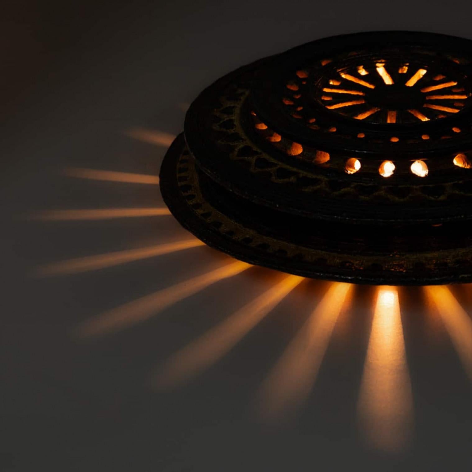 Superbe lampe murale en céramique, Danemark, 1970 en vente 3