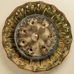 Stunning Ceramic Wall Light in the style of Axella, Denmark 1970