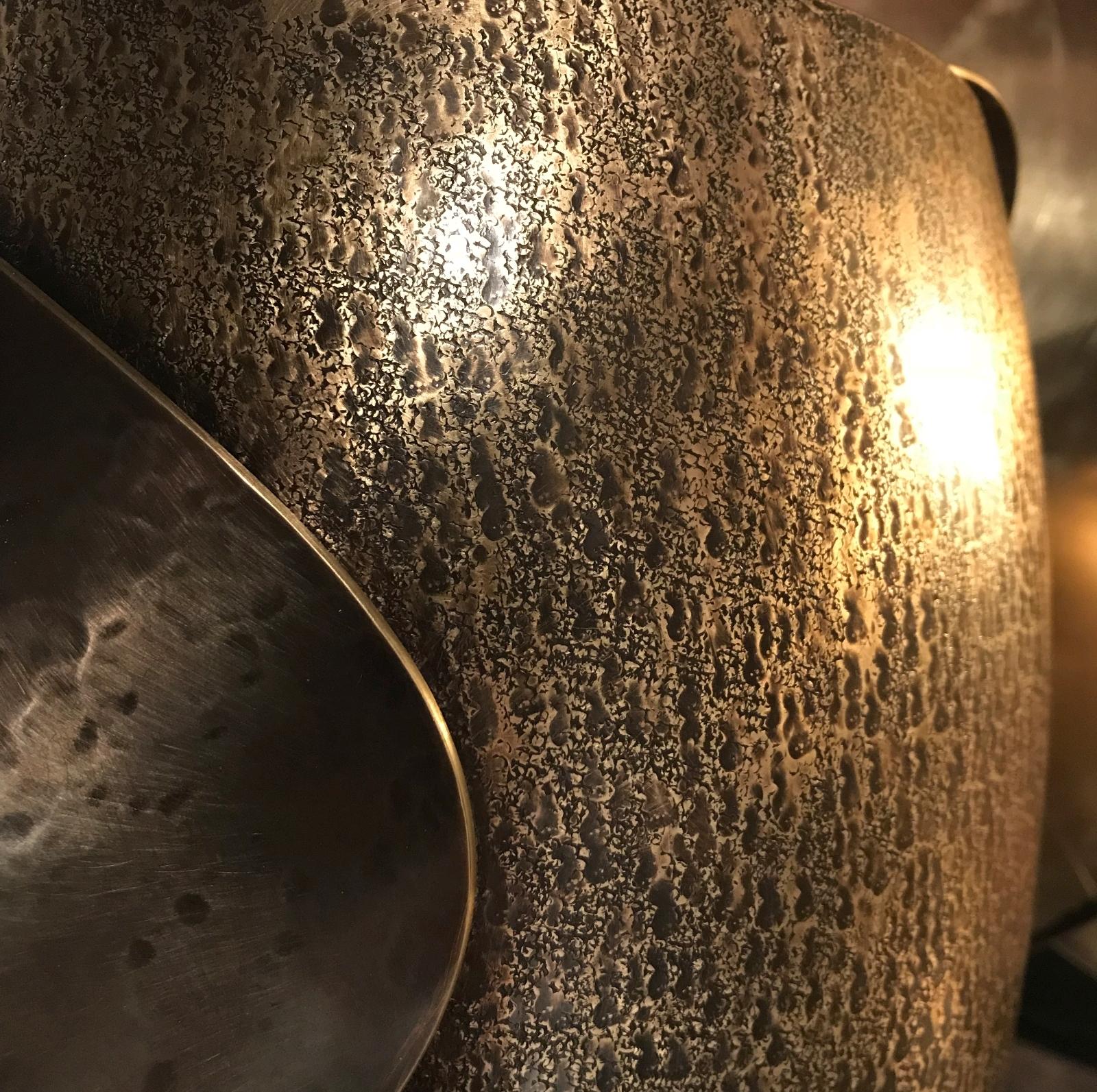 Stunning Champagne Wine Bucket Cooler, Polished Brass, France 2