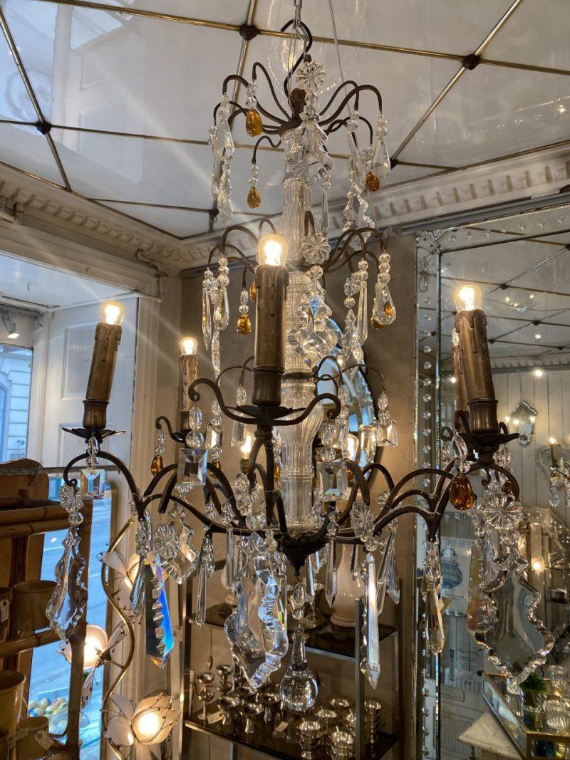 French Stunning Chandelier, France, 1900 For Sale
