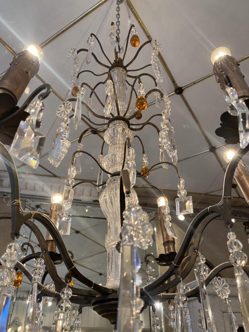 Early 20th Century Stunning Chandelier, France, 1900 For Sale