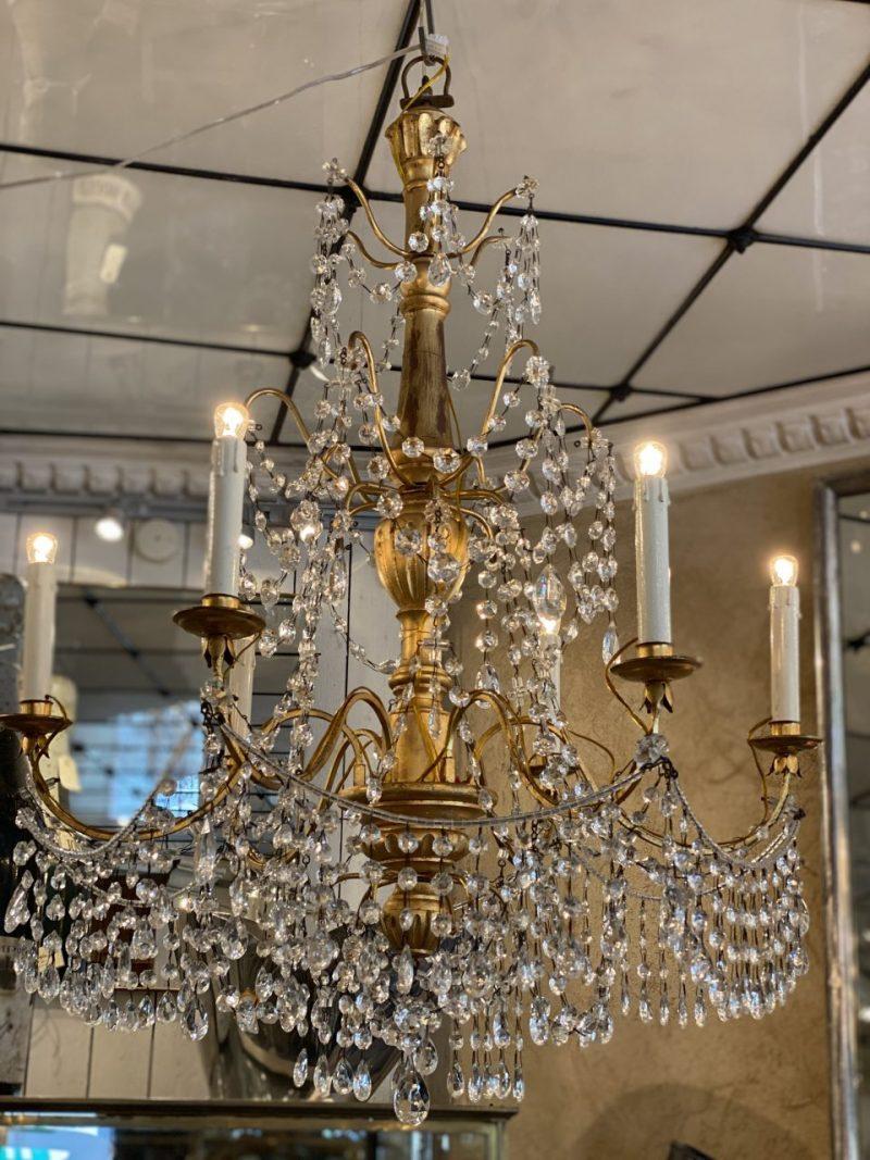 French Stunning Chandelier-France 1900-Possible Pair For Sale