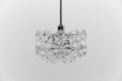 Stunning Chandelier Made of Chrome and Crystal Glass by Kinkeldey, 1970s Germany