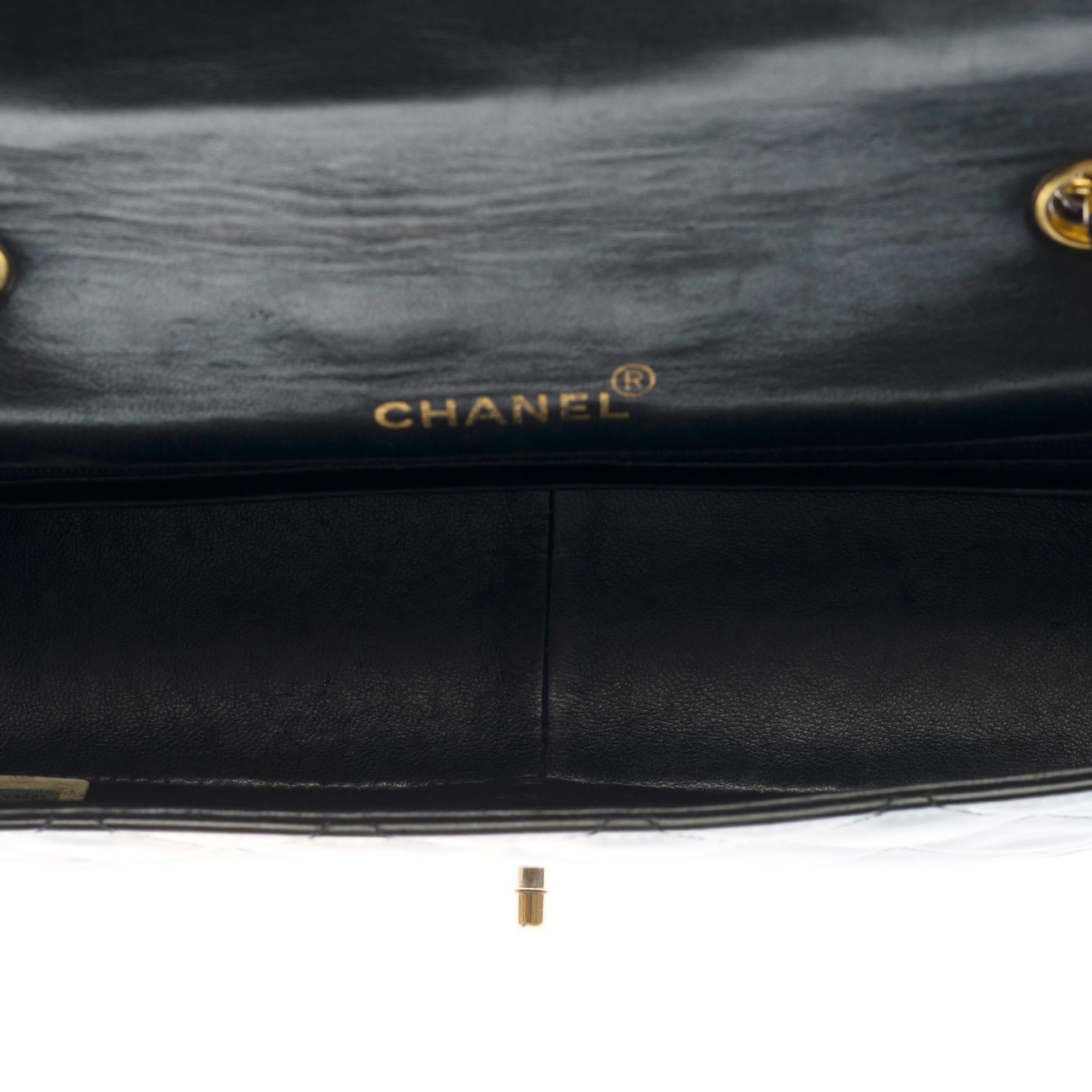 Stunning Chanel Diana Shoulder bag in black quilted patent leather and GHW 3