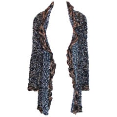 NEW Chanel Lesage Fringed Fantasy Tweed Jacket Blazer Coat Cardigan