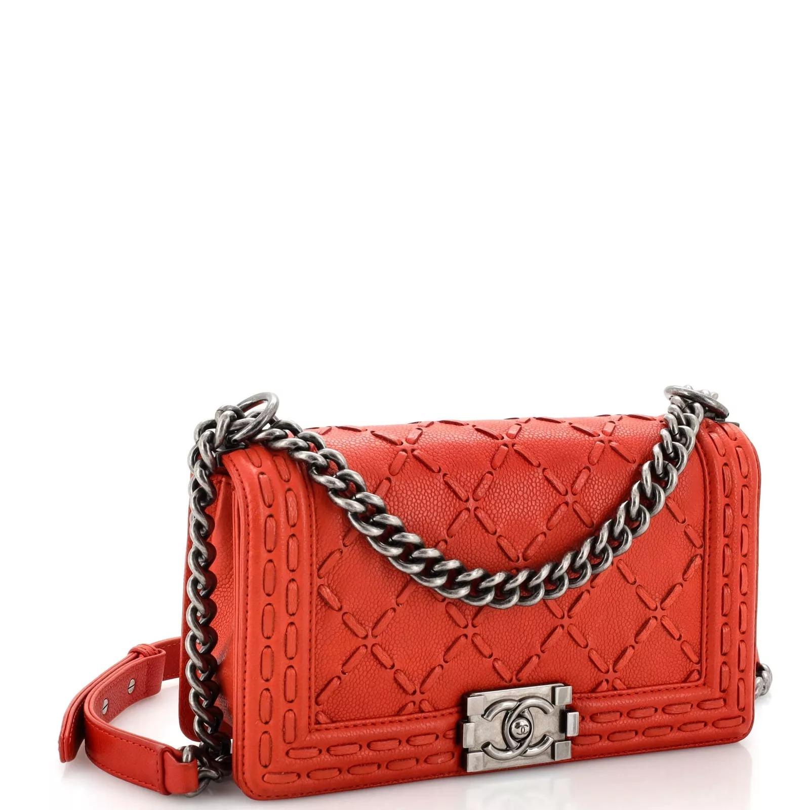 Stunning CHANEL Pre-Fall PARIS to DALLAS 2014 Small Whipstitch Boy Bag 12