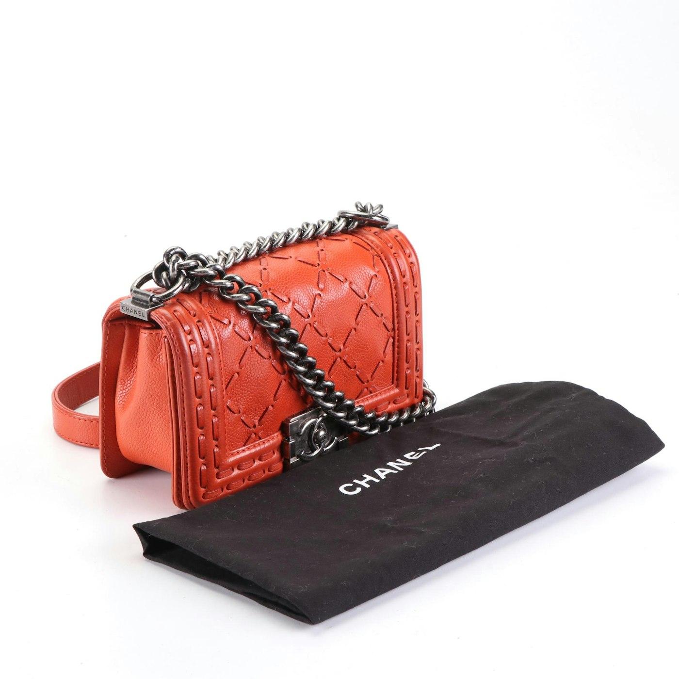 Stunning CHANEL Pre-Fall PARIS to DALLAS 2014 Small Whipstitch Boy Bag 13