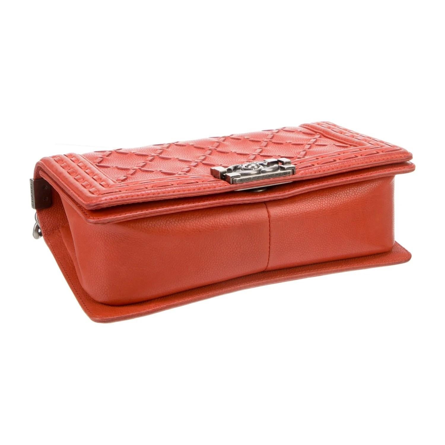 Stunning CHANEL Pre-Fall PARIS to DALLAS 2014 Small Whipstitch Boy Bag 3