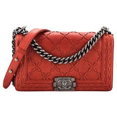 Stunning CHANEL Pre-Fall PARIS to DALLAS 2014 Small Whipstitch Boy Bag