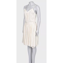 Stunning Chanel White Dress Sz.40 L